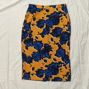 Who What Wear Floral Pencil Skirt